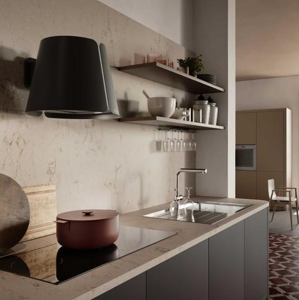 Eico Beat Wall BK Matt emh&aelig;tte til v&aelig;gmontering - Sort