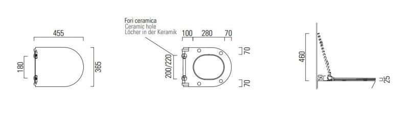 GSI Pura toiletsæde m/softclose og quickrelease - Tortora GSI Pura toiletsæde m/softclose og quickrelease - Tortora