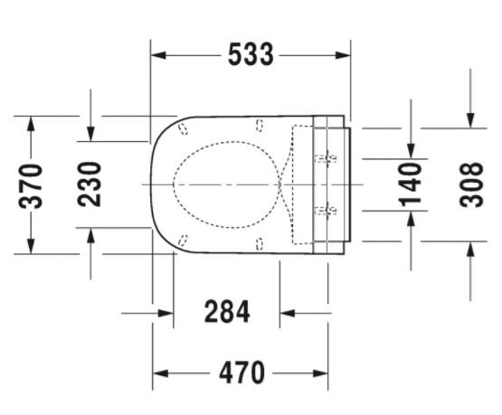 Duravit Sensowash bidets&aelig;de til Happy D.2