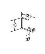 Pressalit Papirholder til VALUE armst&oslash;tter (R1170 og R1171)