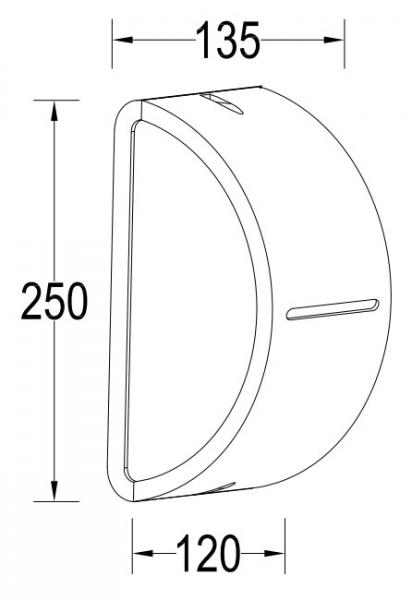 Lutec Architectural Bonn udend&oslash;rslampe til v&aelig;g