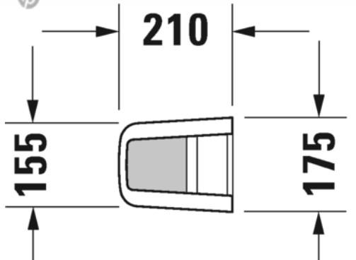 Duravit Me by Starck s&oslash;jle m/wondergliss