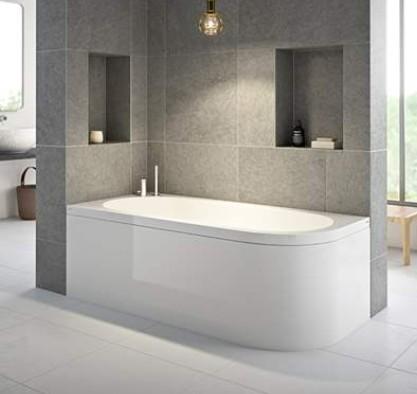 Strømberg Status badekar t/indbygning - 170 x 80 - Venstre - 1 ryglæn Strømberg Status badekar t/indbygning - 170 x 80 - Venstre - 1 ryglæn