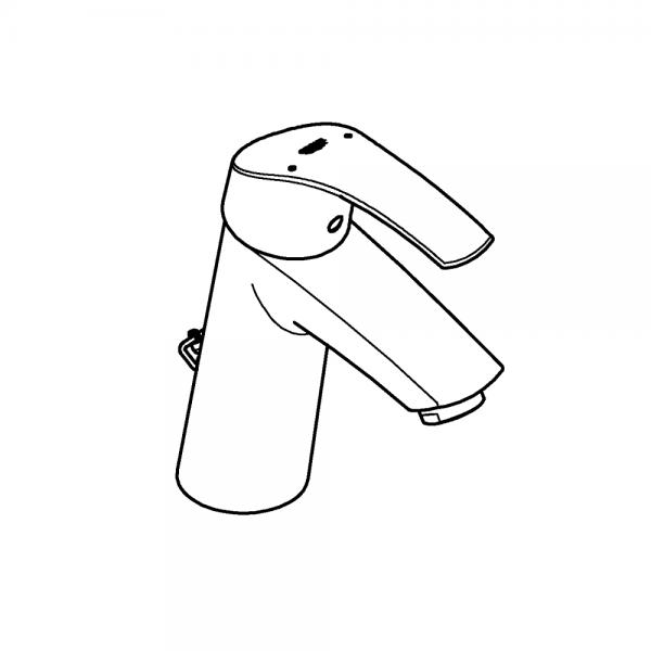 Grohe Eurosmart etgrebs h&aring;ndvaskarmatur m/h&oslash;j tud