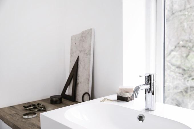 Damixa Silhouet S h&aring;ndvaskbatteri m/push-open bundventil