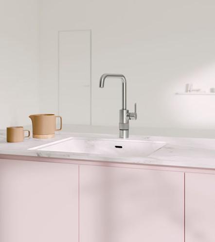 Damixa Silhouet Instant kogende k&oslash;kkenarmatur - Steel