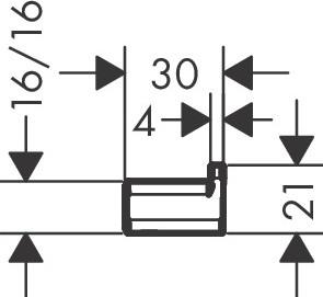 hansgrohe AddStoris enkel krog - Mat sort