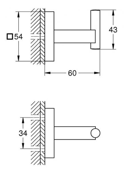 Grohe Start Cube h&aring;ndkl&aelig;dekrog - Steel