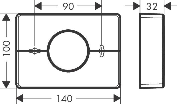 Hansgrohe AddStoris dispenser til hygiejneposer - B&oslash;rstet bronze