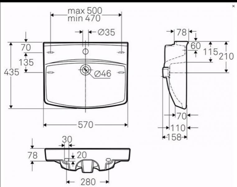 Ifö Spira 57 møbelpakke m/låger - Hvid Ifö Spira 57 møbelpakke m/låger - Hvid