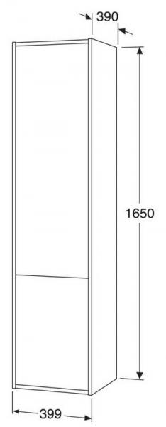 Gustavsberg Artic 40 h&oslash;jskab - Fersken