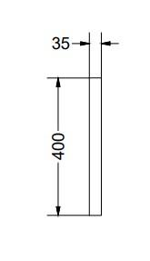 Sanibell Proline spejl &Oslash;40 - Mat hvid