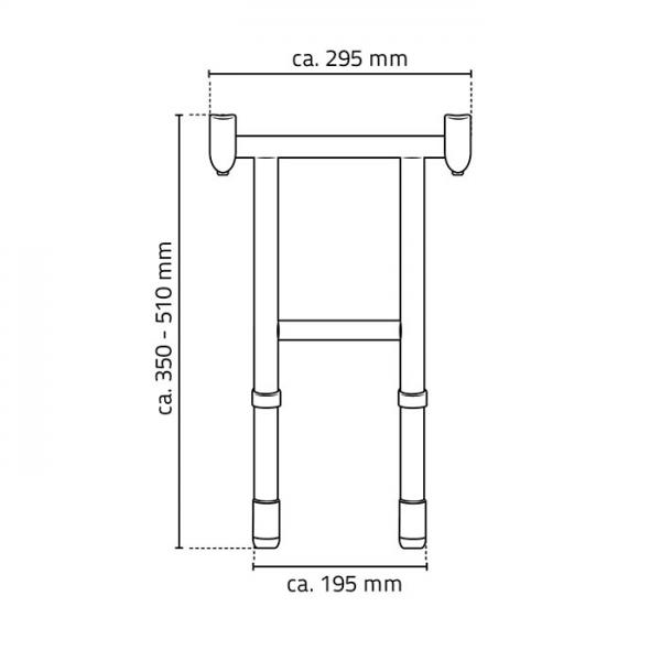 Ridder Assistent st&oslash;tteben t/v&aelig;gs&aelig;de - Krom