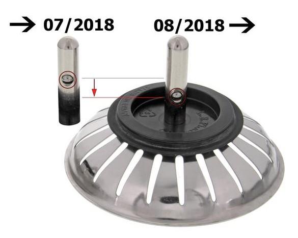 Blanco kurveventil med tap, &Oslash; 82 mm, 20 huller