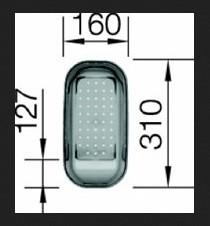 Blanco Skyllesk&aring;l til Lantos 6-IF, Viva 6-IF, Twen 6 m.fl