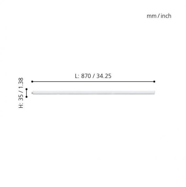 Eglo Dundry v&aelig;g- og loftslampe