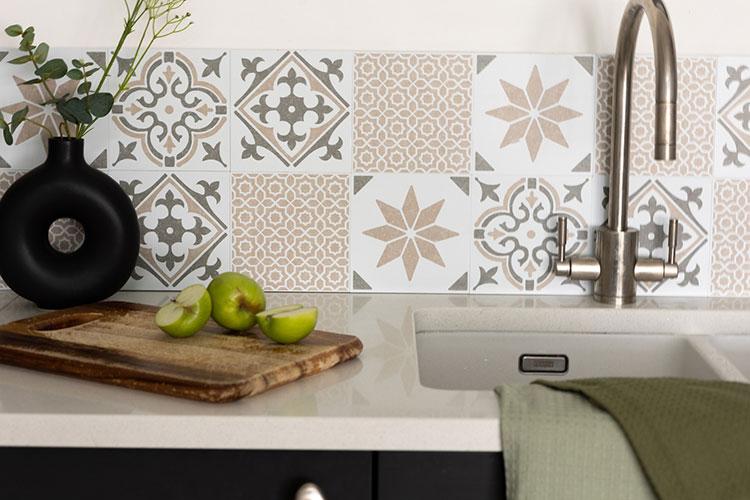 D-C-fix selvklæbende fliser til væg - Jamila olive D-C-fix selvklæbende fliser til væg - Jamila olive