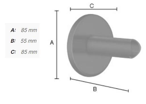 Smedbo Dry Monterings s&aelig;t for skjult el-tilslutning - Mat sort