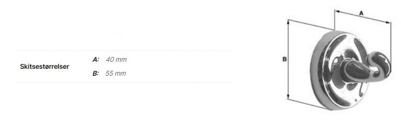 Smedbo Villa håndklædekrog - Krom Smedbo Villa håndklædekrog - Krom