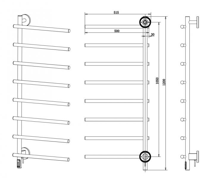 Cass&oslash;e Lazio h&aring;ndkl&aelig;det&oslash;rrer til el - Mat sort