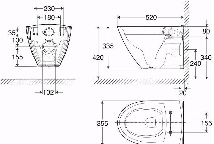 If&ouml; Spira Art toiletpakke inkl. s&aelig;de m/soft-close, cisterne og krom betjening