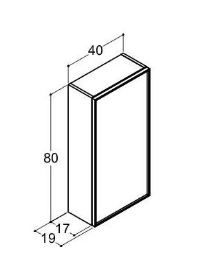Dansani Luna Urban overskab - Venstreh&aelig;ngslet - Sort eg/Sort ramme