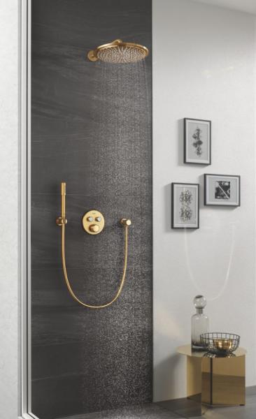 Grohe SmartControl komplet brusesystem m/Rainshower 310 hovedbruser t/indbygning - Poleret Cool Sunrise