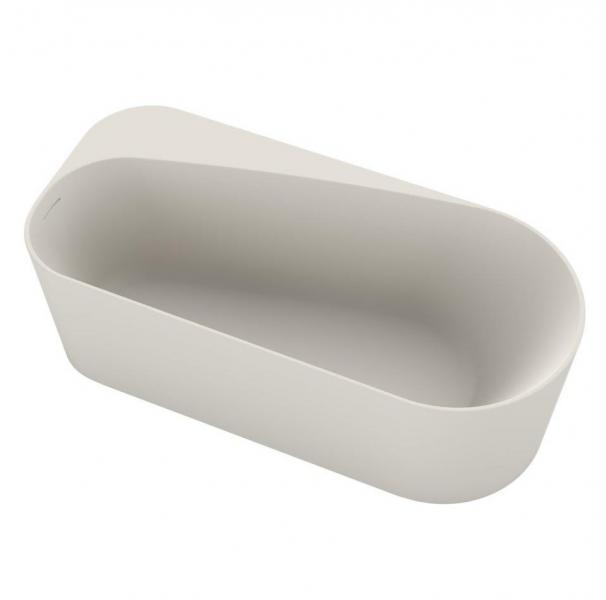 Ideavit Viva fritst&aring;ende badekar 1700 x 800 mm - Mat hvid