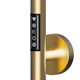 TVS Plus 1 h&aring;ndkl&aelig;det&oslash;rrer m/WiFi - 1500 x 85 - B&oslash;rstet guld/messing