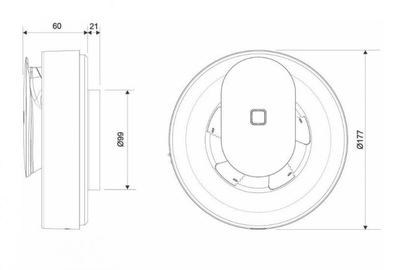Fresh Pax Levante 00 badev&aelig;relsesventilator