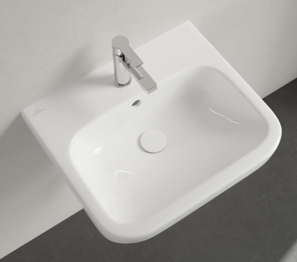 V&B Architectura 55 h&aring;ndvask t/v&aelig;g - 1/3 hanehuller