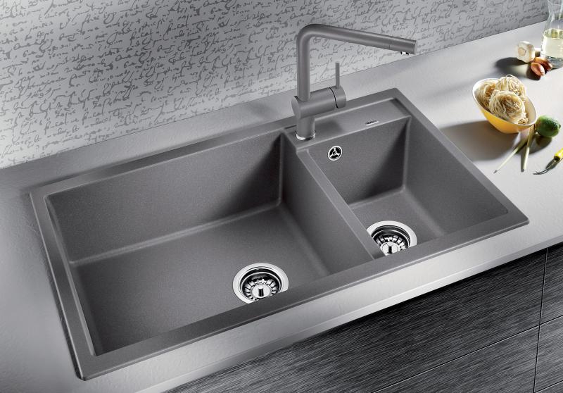 Blanco Metra 9 k&oslash;kkenvask - Antracit