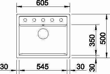 Blanco Dalago 6-F MX k&oslash;kkenvask - Antracit