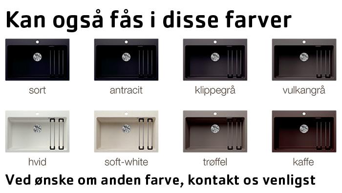 Blanco Etagon 6 k&oslash;kkenvask m/Linus k&oslash;kkenarmatur - Kaffe