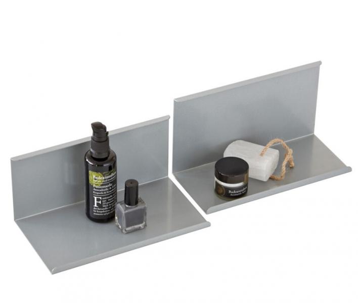 Dansani hylde til spejlskab - Lakeret st&aring;l