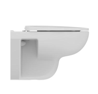 Ideal Standard i-life A v&aelig;gh&aelig;ngt toilet m/Rimless+ og s&aelig;de m. softclose og Easy LiftOff