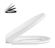 Pressalit Delight toilets&aelig;de med soft close og lift-off - Hvid