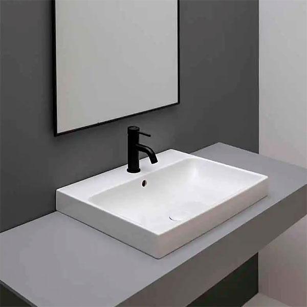 Lavabo 60 h&aring;ndvask t/v&aelig;g eller bord - 1 hanehul