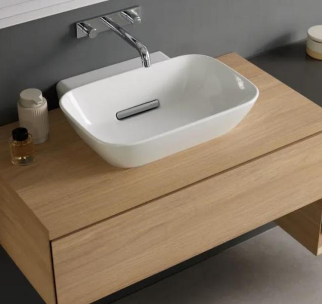 Geberit ONE 50 bowlevask op til v&aelig;g - Uden overl&oslash;b - Uden hanehul - KeraTect