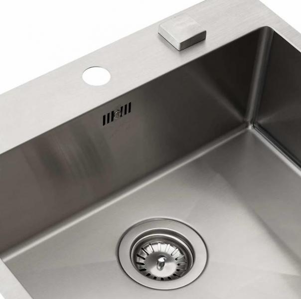 Lavabo Kubus 541 Soft k&oslash;kkenvask m/auto-strainer