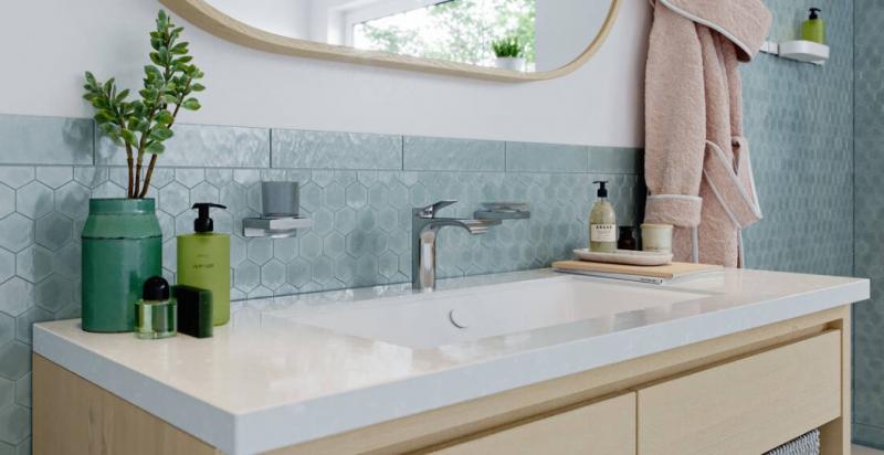 Hansgrohe Vivenis 110 h&aring;ndvaskarmatur u/bundventil og m/CoolStart - Krom