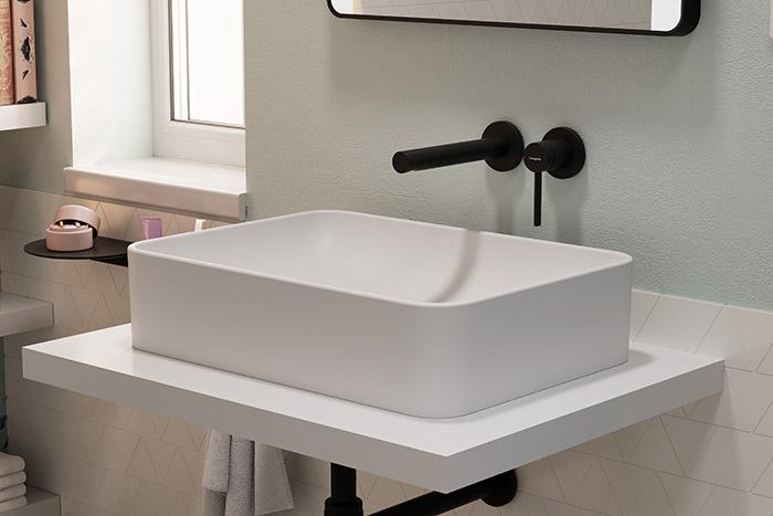 hansgrohe Zesis S armatur indbygning i v&aelig;g 19,4 cm - Mat sort