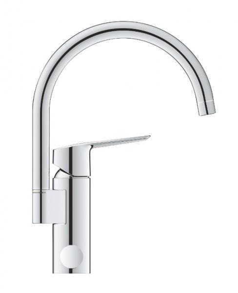 Grohe Start k&oslash;kkenarmatur m/C-tud og afsp&aelig;rring - Krom