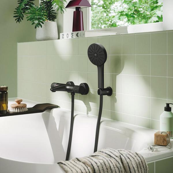 Grohe Vitalio Joy+ h&aring;ndbrusers&aelig;t 3 spray - Mat sort