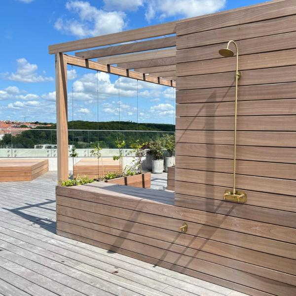 Frostline Eqi frostfri udebruser t/v&aelig;g - 150-350 mm - Messing