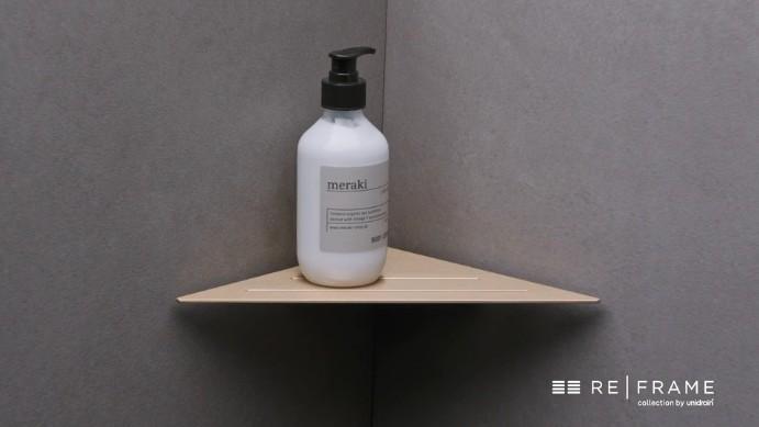 Unidrain ReFrame hj&oslash;rnehylde - Messing