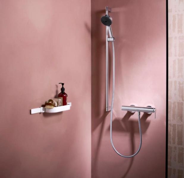 Hansgrohe WallStoris Skinne - 70 cm - Mat hvid Hansgrohe WallStoris Skinne - 70 cm - Mat hvid