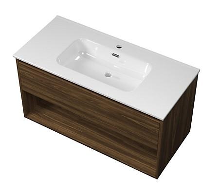 Sanibell Proline m&oslash;bels&aelig;t 100 m/integrerede greb og &aring;ben hylde - Cabana eg