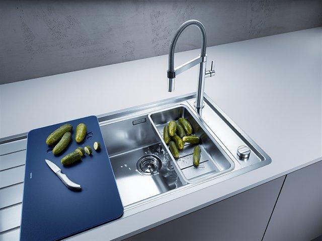 Blanco sk&aelig;rebr&aelig;t til Andano XL 6S - Bl&aring; glas