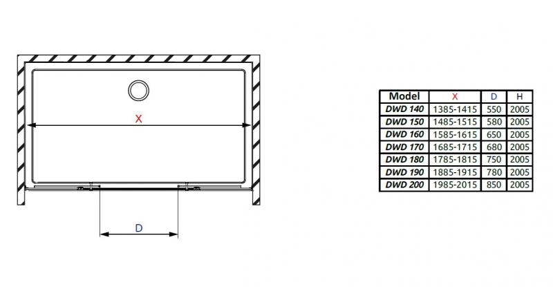 Str&oslash;mberg Slide 32 skyded&oslash;r nichel&oslash;sning 1400mm � Krom